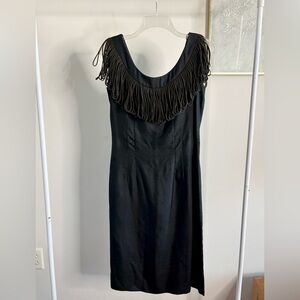 Vintage Fringe Wiggle Dress